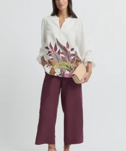 Yarra Trail Botanical Blouse - Botanical Print