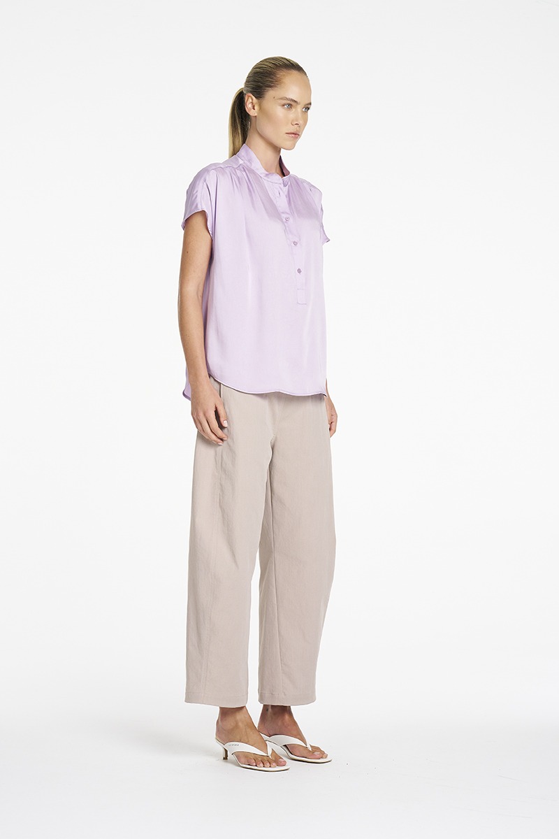 Mela Purdie Gathered Shell - Lilac - Image 4