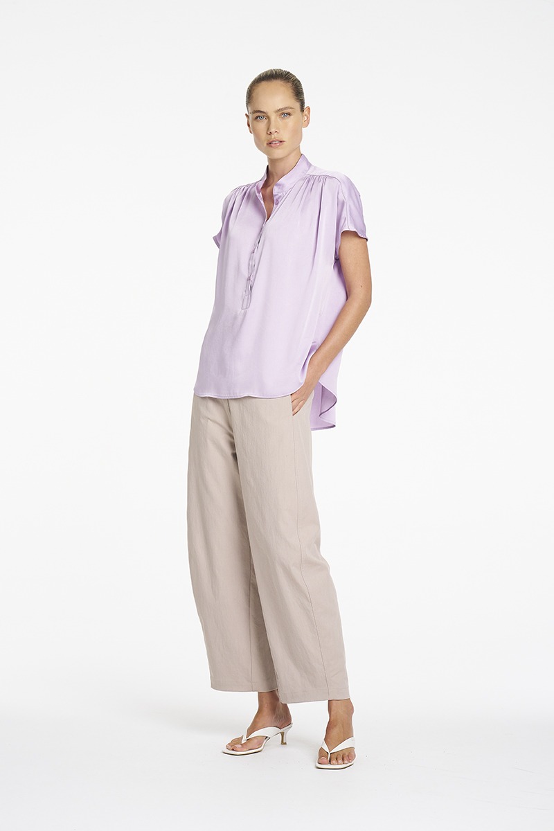 Mela Purdie Gathered Shell - Lilac - Image 3