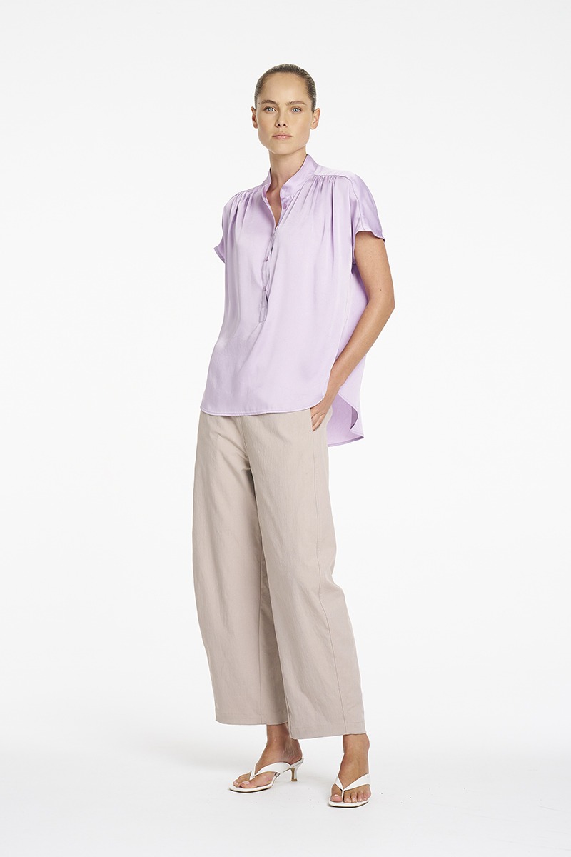 Mela Purdie Gathered Shell - Lilac - Image 2