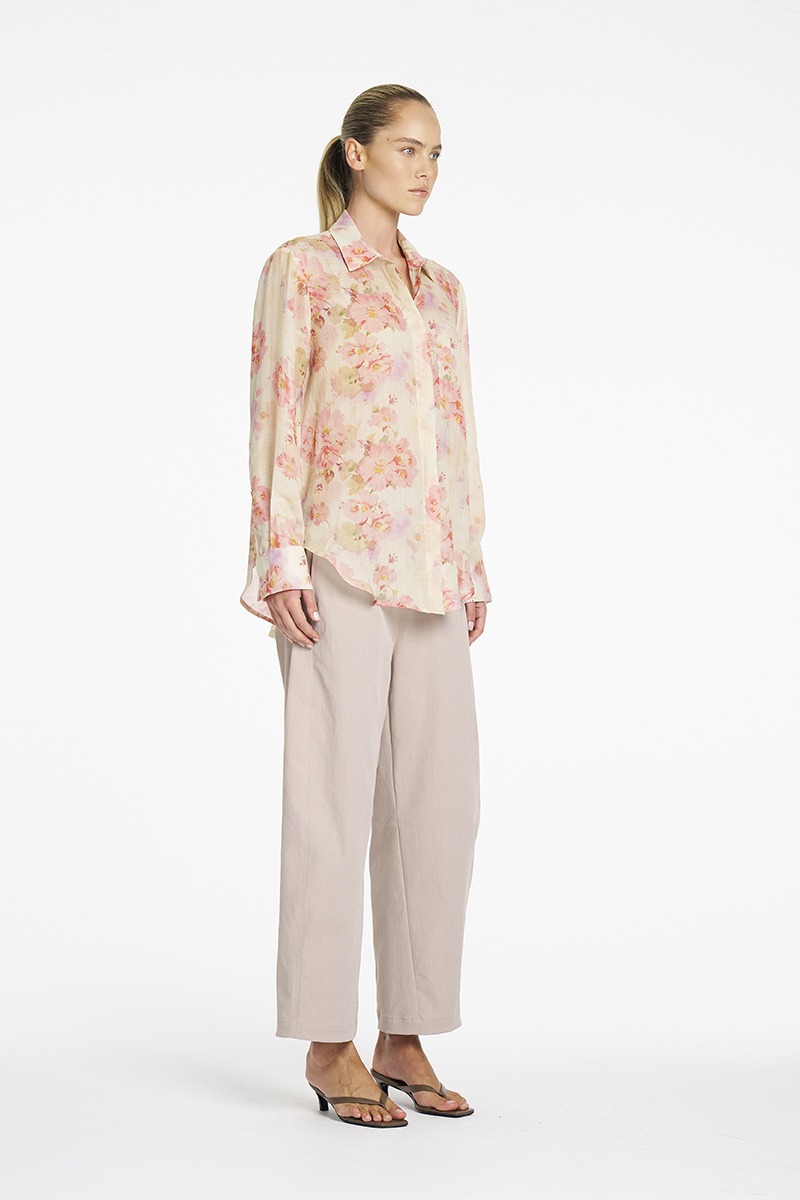 Mela Purdie Saville Shirt - Misty Floral Linen - Image 5