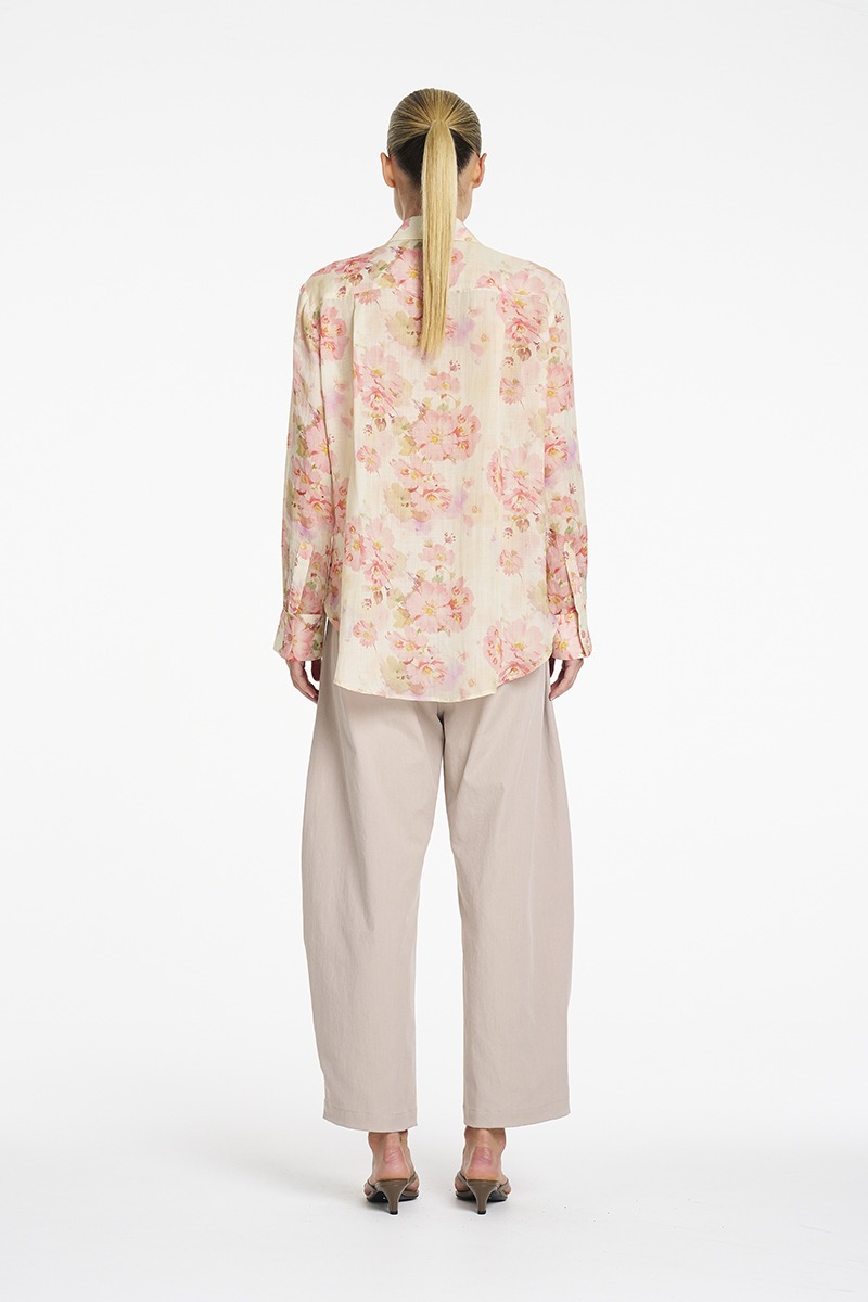 Mela Purdie Saville Shirt - Misty Floral Linen - Image 6