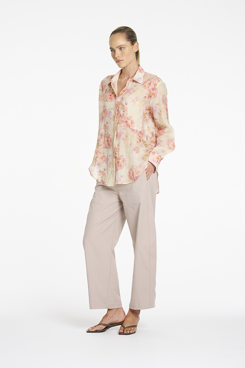 Mela Purdie Saville Shirt - Misty Floral Linen - Image 3