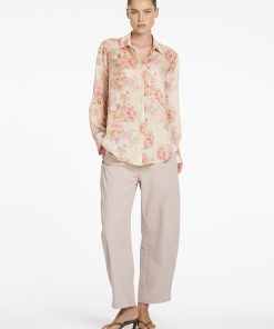 Mela Purdie Saville Shirt - Misty Floral Linen