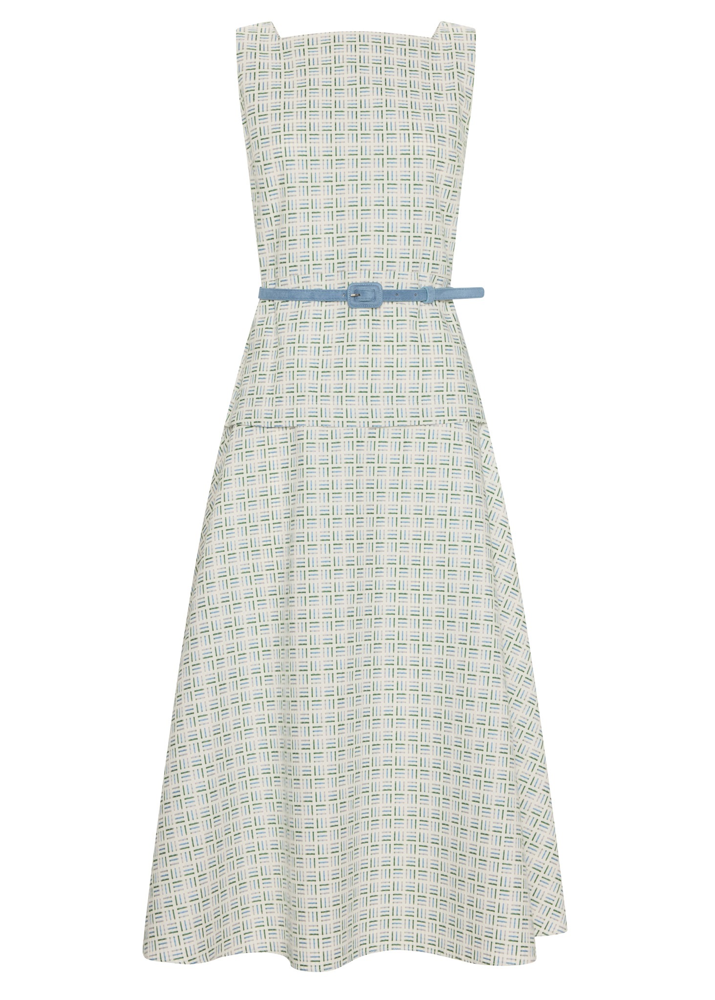 POL Parterre Belt Dress - Parterre Jacquard - Image 9