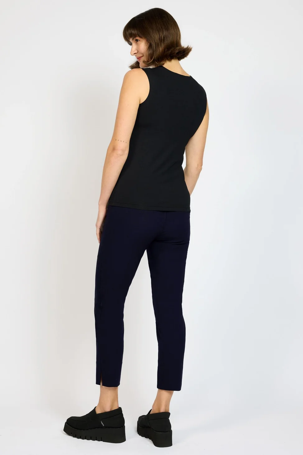Andiamo Skinny Pippa Capri - Ink - Image 2