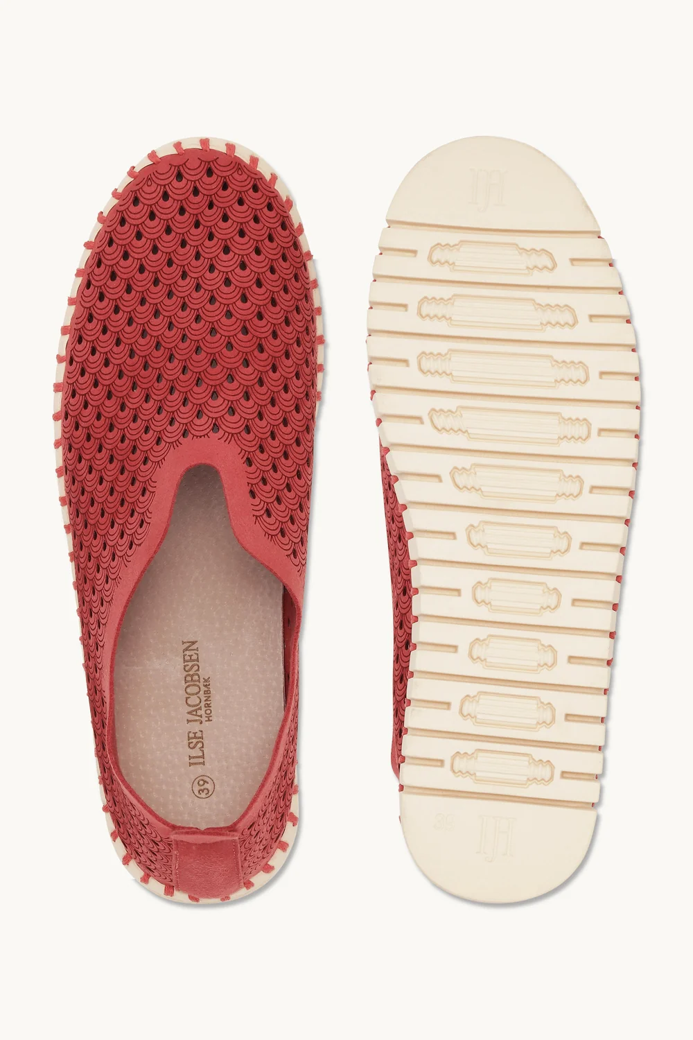 Isle Jacobsen Tulip Shoes - Baked Apple Pearled Ivory - Image 4