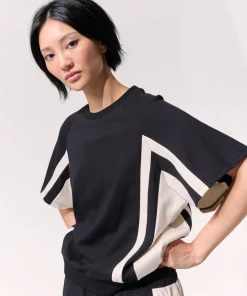 Marco Polo Lounge And Leave Top - Black