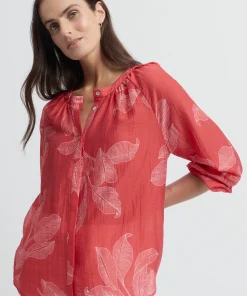 Yarra Trail Rosella Blouse - Rosella Print