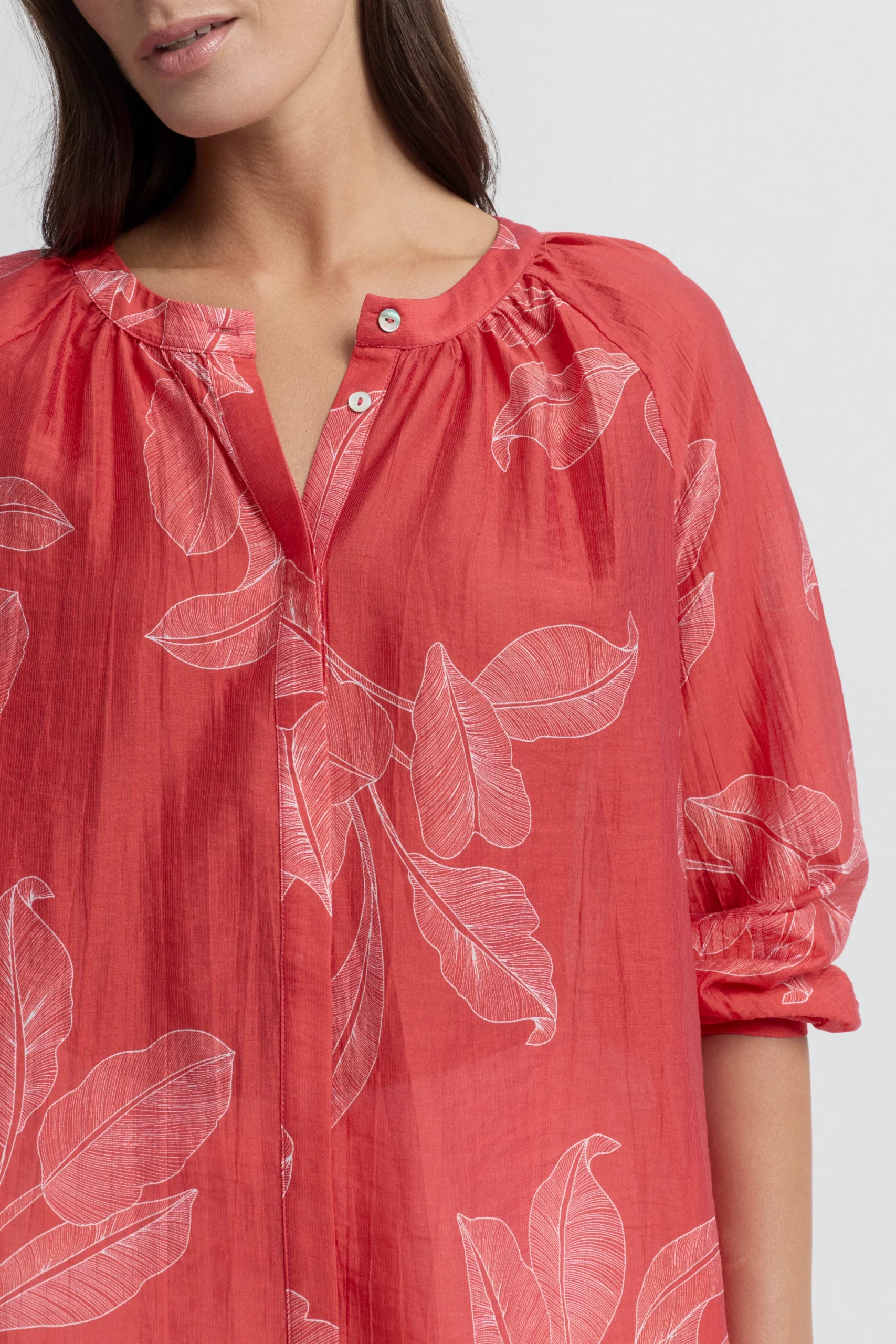 Yarra Trail Rosella Blouse - Rosella Print - Image 3