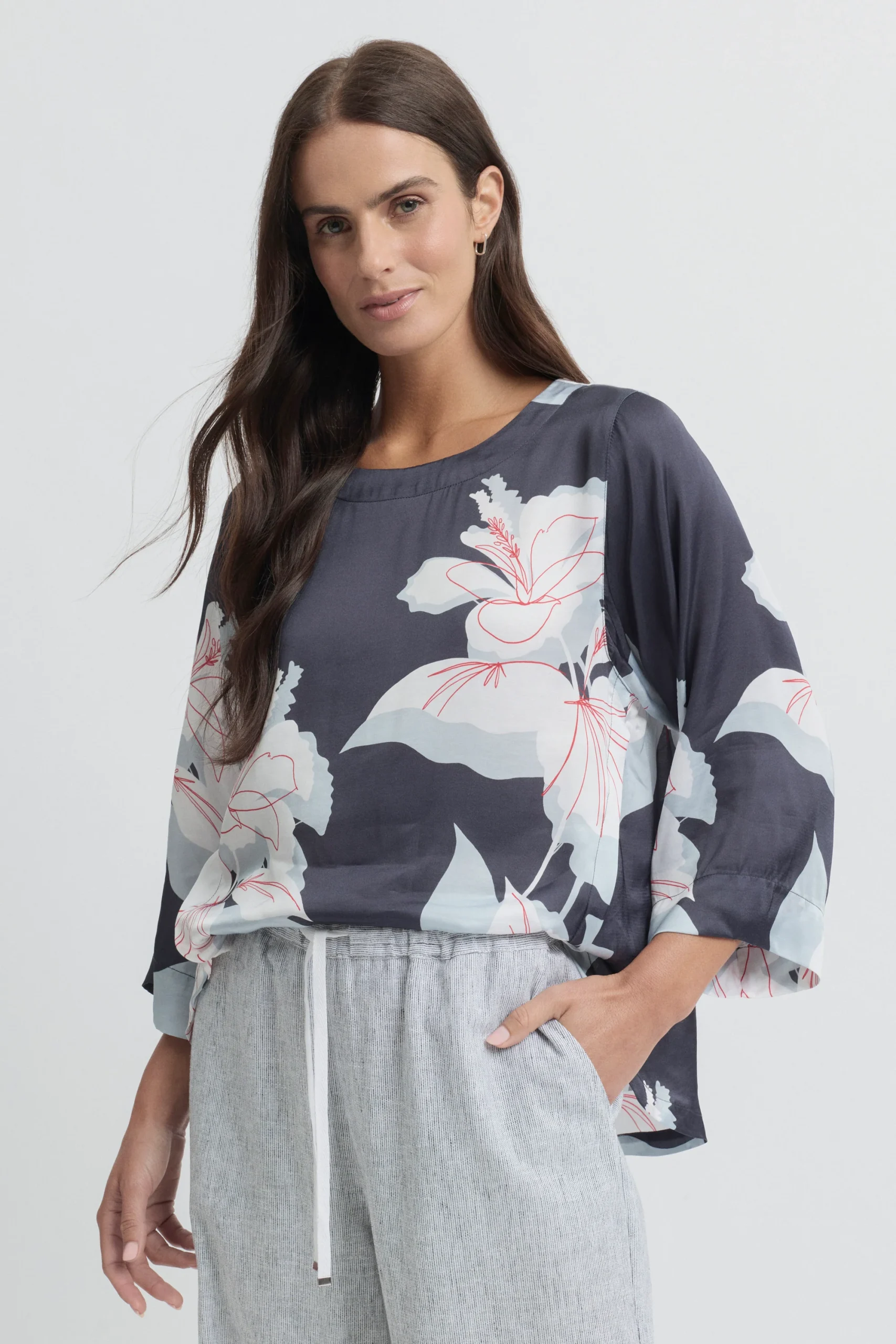 Yarra Trail Native Top - Native Print