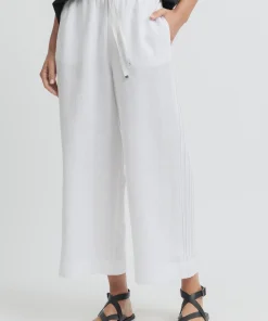 Yarra Trail Tirari Pintuck Pant - White