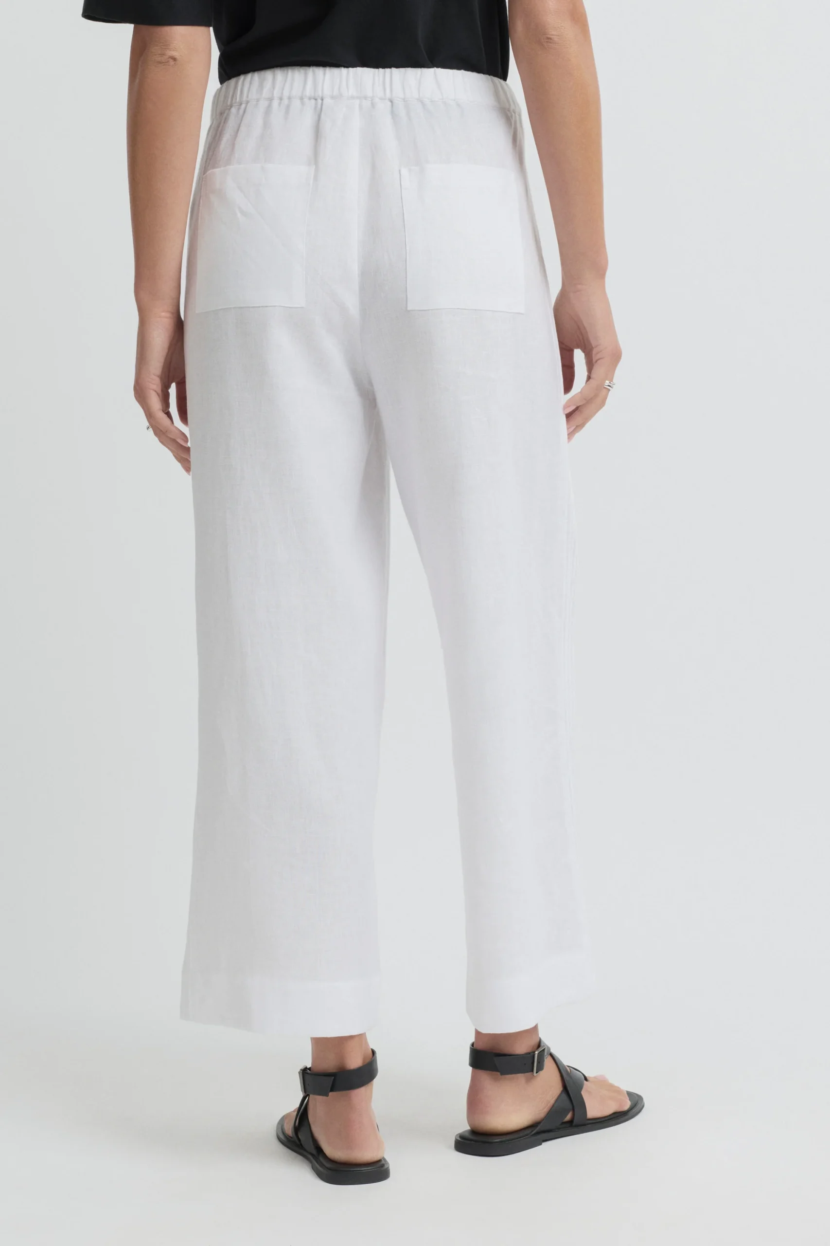 Yarra Trail Tirari Pintuck Pant - White - Image 3